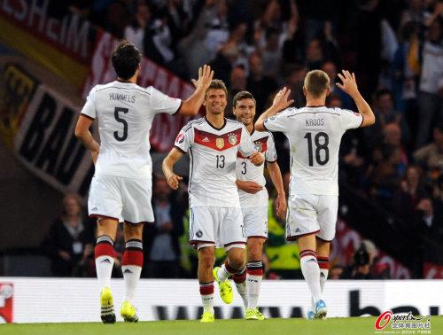 德国vs苏格兰 世界杯预选赛对决